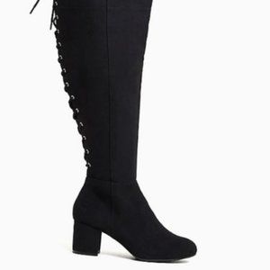 Torrid over the knee Corset Boots Size 9